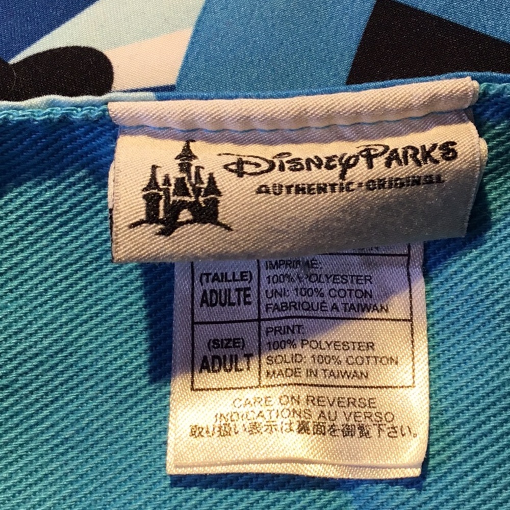 Disney Parks Mickey Mouse Adult Blue Kitchen Apron - Picture 8 of 14